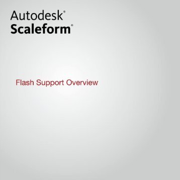 Flash Support Overview v4.2.23 - Autodesk Gameware