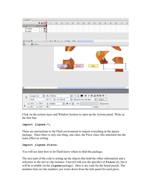 Tutorial: Jigsaw using ActionScript 3.0.