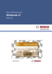 13 MB - Bosch Motorsport