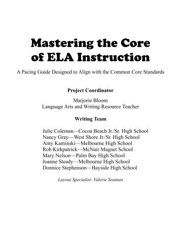 Mastering the Core of ELA Instruction