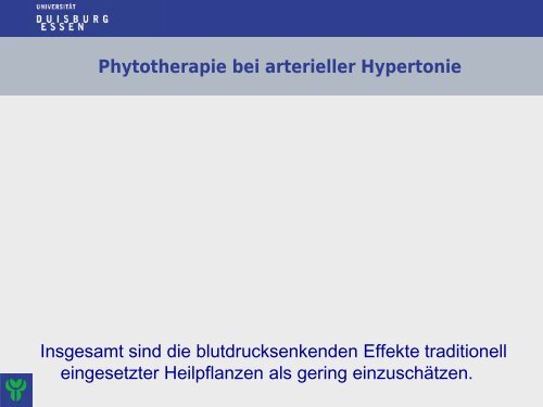 Bluthochdruck - Dr. Sabine Rezwanian - Natur und Medizin e.V.