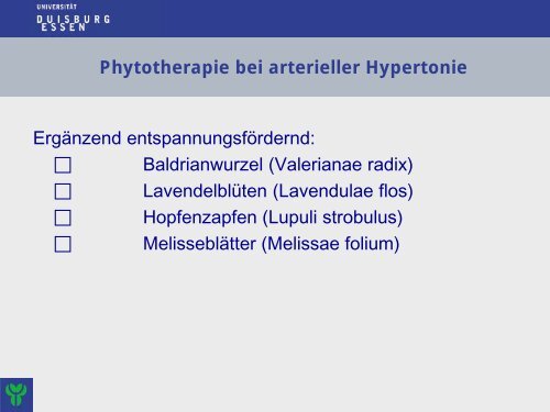 Bluthochdruck - Dr. Sabine Rezwanian - Natur und Medizin e.V.