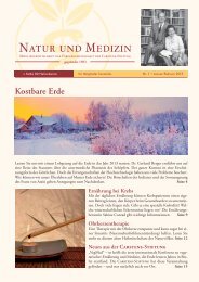 Ansichtsexemplar Zeitschrift - Natur und Medizin e.V.