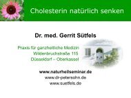 (PDF) Cholesterin natürlich senken - Natur und Medizin e.V.