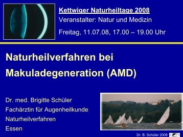 Epidemiologie der altersbedingten Makuladegeneration (AMD)