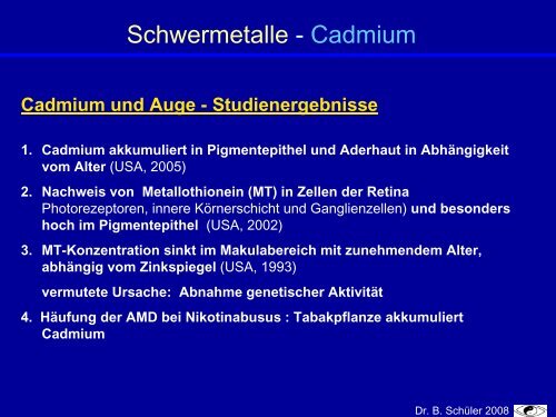 Epidemiologie der altersbedingten Makuladegeneration (AMD)