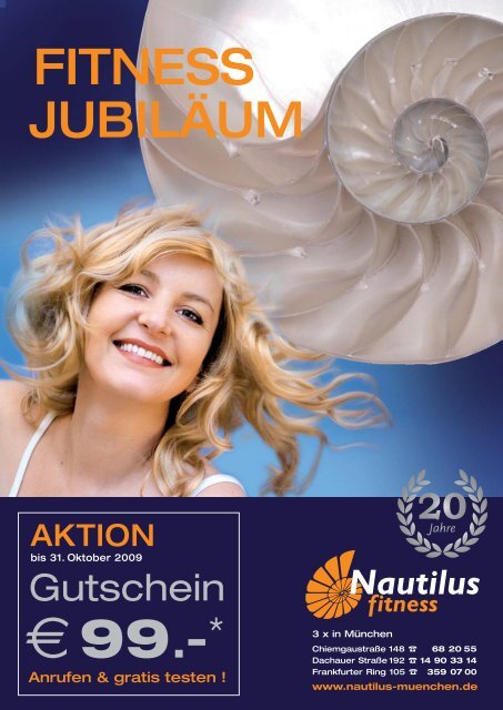 Jubilaeum A4 Druck textversion:. - Nautilus Fitness