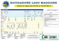 Locarno-Arona timetable - Navigazione Laghi