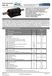 Datenblatt DML 100 - Ncte.de