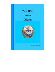 Die Wet van die Here pdf - Ecclesia