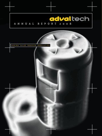 Annual report 2008 (pdf) - AdvalTech