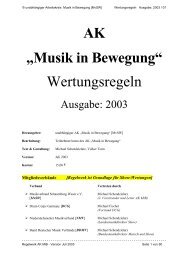 AK „Musik in Bewegung“ - Niedersächsischer Musikverband