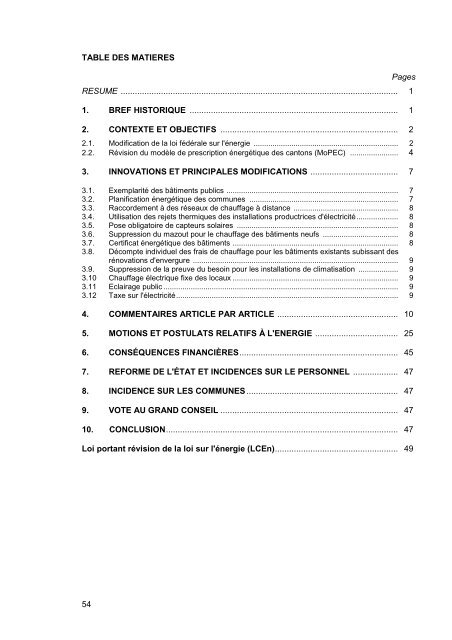 ENERGIE 11.015 - Canton de Neuchâtel