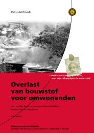 Overlast van bouwstof voor omwonenden - Universiteit Utrecht