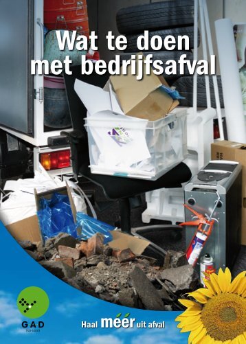 Wat te doen met bedrijfsafval - Gad