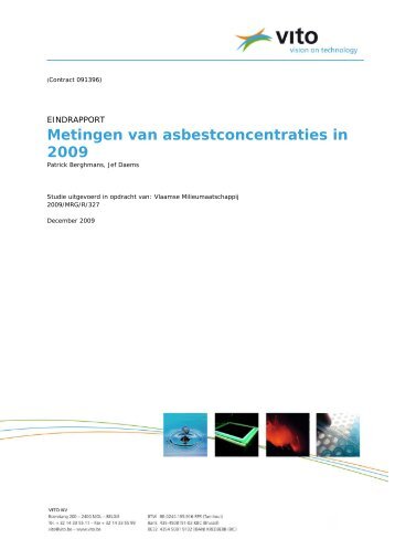 Eindrapport metingen van asbestconcentraties in 2009 - Vlaamse ...