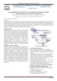 a comprehensive review of pulsatile drug delivery systems