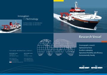 Research Vessel - NEPTUN WERFT GmbH