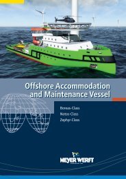 Offshore Accommodation and Maintenance Vessel ... - Meyer Werft