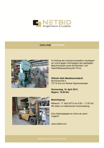 PDF-Katalog - NetBid