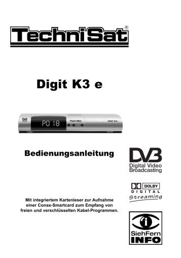 Technisat Digit K3e - Martens Deutsche Telekabel