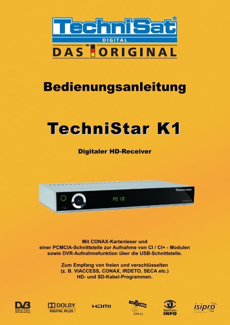 Bedienungsanleitung TechniStar K1 - NetCologne