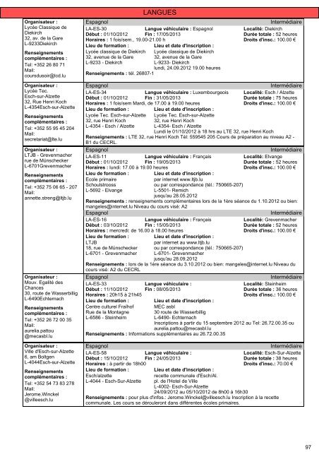 Cours pour adultes 2012/2013 - Ministère de l'éducation nationale ...