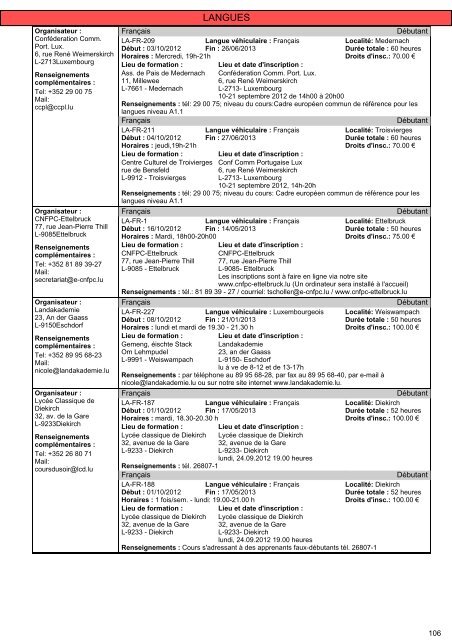 Cours pour adultes 2012/2013 - Ministère de l'éducation nationale ...