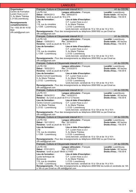 Cours pour adultes 2012/2013 - Ministère de l'éducation nationale ...