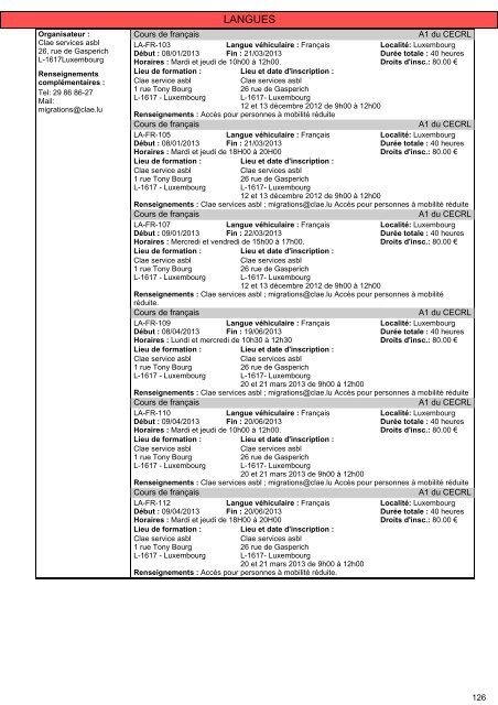 Cours pour adultes 2012/2013 - Ministère de l'éducation nationale ...