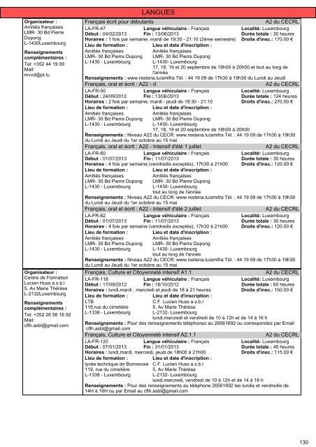 Cours pour adultes 2012/2013 - Ministère de l'éducation nationale ...