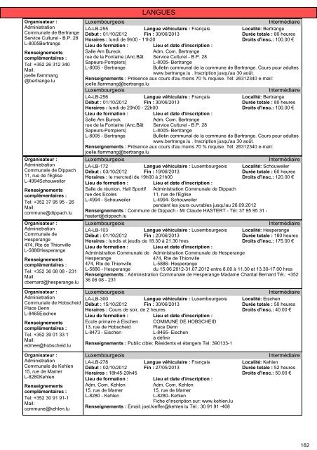 Cours pour adultes 2012/2013 - Ministère de l'éducation nationale ...