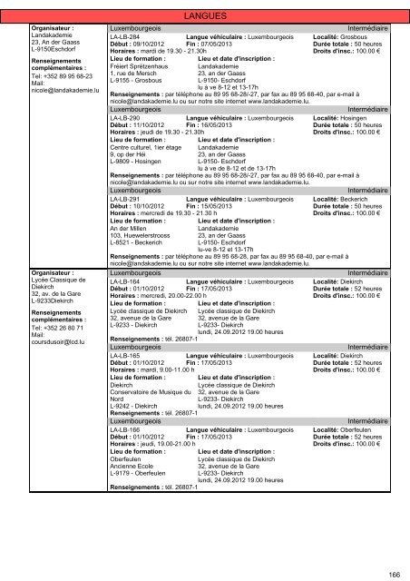 Cours pour adultes 2012/2013 - Ministère de l'éducation nationale ...