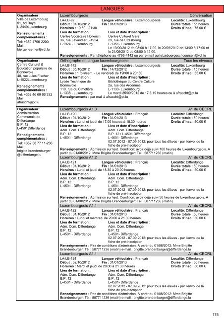 Cours pour adultes 2012/2013 - Ministère de l'éducation nationale ...