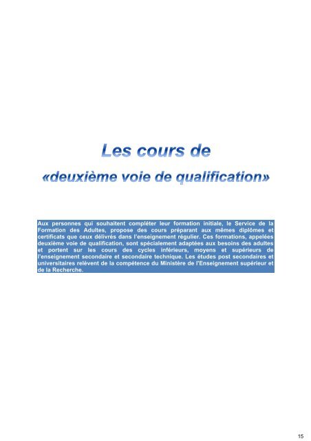 Cours pour adultes 2012/2013 - Ministère de l'éducation nationale ...