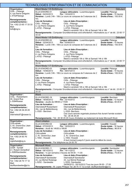 Cours pour adultes 2012/2013 - Ministère de l'éducation nationale ...