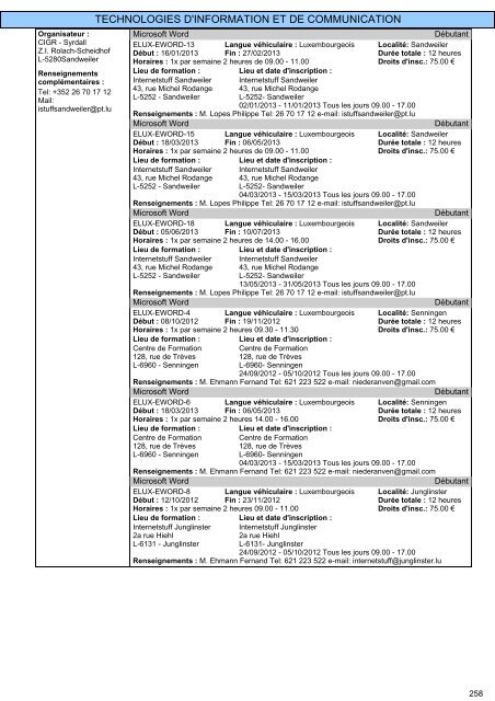 Cours pour adultes 2012/2013 - Ministère de l'éducation nationale ...