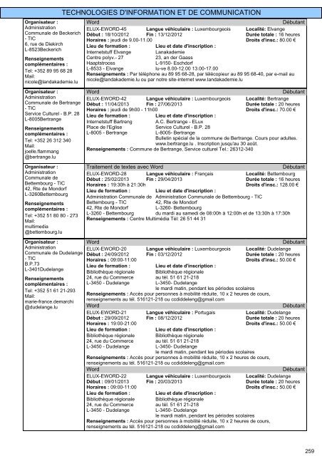 Cours pour adultes 2012/2013 - Ministère de l'éducation nationale ...