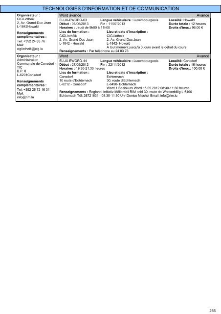 Cours pour adultes 2012/2013 - Ministère de l'éducation nationale ...