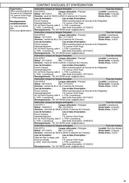 Cours pour adultes 2012/2013 - Ministère de l'éducation nationale ...