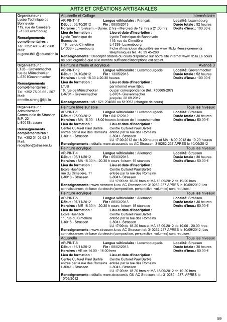 Cours pour adultes 2012/2013 - Ministère de l'éducation nationale ...