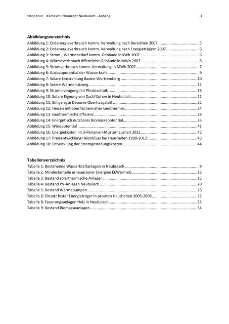 Klimaschutzkonzept Neubulach Anhang