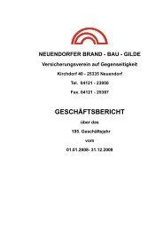 NEUENDORFER BRAND - BAU - GILDE