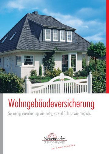 Wohngebäudeversicherung - Neuendorfer