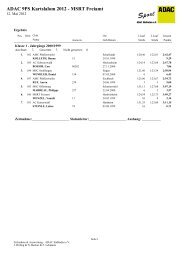 ADAC 9PS Kartslalom 2012 - MSRT Freiamt