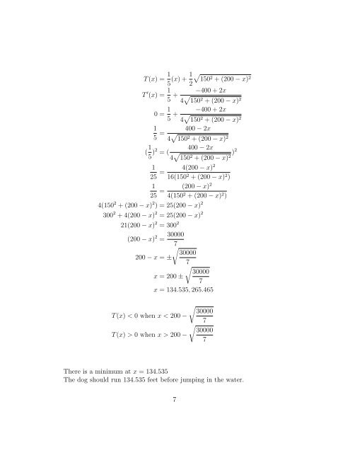 Math 220 March 7 I. If 1200 cm2 of material is available to make a ...