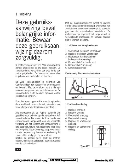 6511870_11-2007 - Auping Service Manual