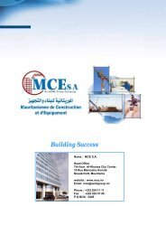 Building Success - MCE SA