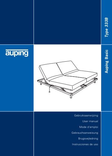 Auping Basic Type 333B - Auping Service Manual