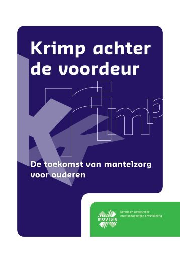 Krimp achter de voordeur - Expertisecentrum Mantelzorg